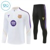 Barcelona Training Sweatshirts Quarter-zip 2026-27 Weiße - Kinder Barcelona Training Sweatshirts Quarter-zip 2026-27 Weiße - Kinder