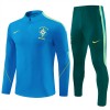 Brasilien Training Sweatshirts Quarter-zip 2026-27 Blaue Brasilien Training Sweatshirts Quarter-zip 2026-27 Blaue