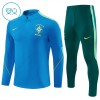 Brasilien Training Sweatshirts Quarter-zip 2026-27 Blaue - Kinder