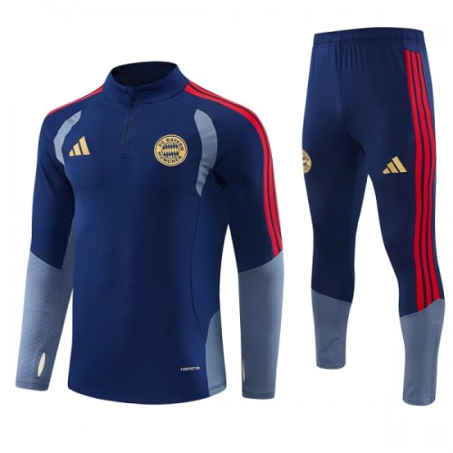 FC Bayern München Training Sweatshirts Quarter-zip 2026-27 Blaue FC Bayern München Training Sweatshirts Quarter-zip 2026-27 Blaue