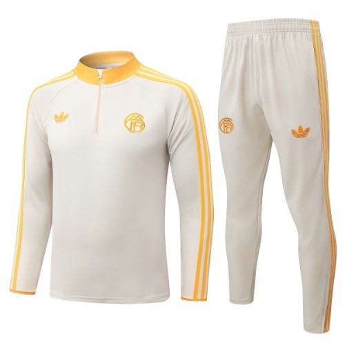 FC Bayern München Training Sweatshirts Quarter-zip 2026-27 Weiße FC Bayern München Training Sweatshirts Quarter-zip 2026-27 Weiße