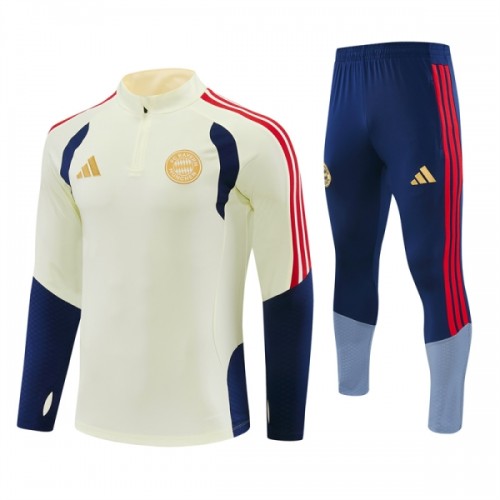 FC Bayern München Training Sweatshirts Quarter-zip 2026-27 Weiße FC Bayern München Training Sweatshirts Quarter-zip 2026-27 Weiße