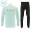 Frankreich Training Sweatshirts Quarter-zip 2026-27 Weiße - Kinder