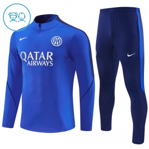 Inter Mailand Training Sweatshirts Quarter-zip 2026-27 Blaue - Kinder Inter Mailand Training Sweatshirts Quarter-zip 2026-27 Blaue - Kinder