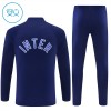Inter Mailand Training Sweatshirts Quarter-zip 2026-27 Blaue - Kinder