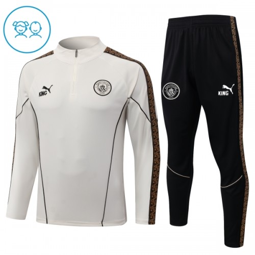 Manchester City Training Sweatshirts Quarter-zip 2026-27 Graue - Kinder Manchester City Training Sweatshirts Quarter-zip 2026-27 Graue - Kinder