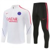 Paris Saint-Germain Training Sweatshirts Quarter-zip 2026-27 Weiße Paris Saint-Germain Training Sweatshirts Quarter-zip 2026-27 Weiße