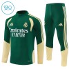 Real Madrid Training Sweatshirts Quarter-zip 2026-27 Grüne - Kinder