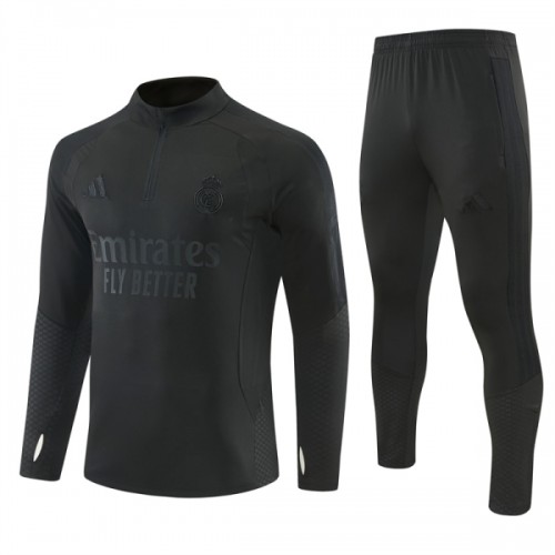 Real Madrid Training Sweatshirts Quarter-zip 2026-27 Schwarze Real Madrid Training Sweatshirts Quarter-zip 2026-27 Schwarze