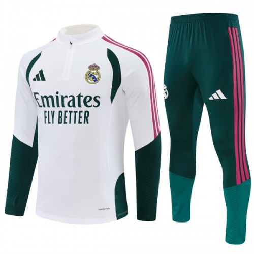 Real Madrid Training Sweatshirts Quarter-zip 2026-27 Weiße Real Madrid Training Sweatshirts Quarter-zip 2026-27 Weiße