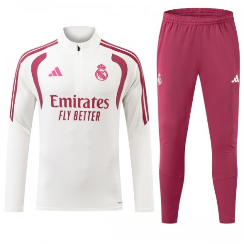 Real Madrid Training Sweatshirts Quarter-zip 2026-27 Weiße Real Madrid Training Sweatshirts Quarter-zip 2026-27 Weiße