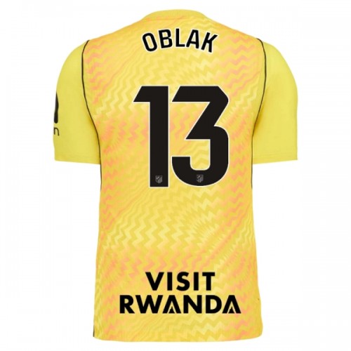 Fußball Trikot Atlético Madrid Oblak 13 Torwart 2026-27 Gelbe Fußball Trikot Atlético Madrid Oblak 13 Torwart 2026-27 Gelbe