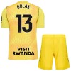 Fußball Trikot Atlético Madrid Oblak 13 Torwart 2026-27 Gelbe - Kinder Fußball Trikot Atlético Madrid Oblak 13 Torwart 2026-27 Gelbe - Kinder