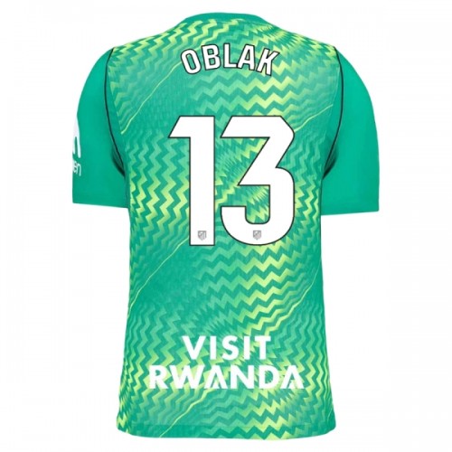 Fußball Trikot Atlético Madrid Oblak 13 Torwart 2026-27 Grüne Fußball Trikot Atlético Madrid Oblak 13 Torwart 2026-27 Grüne