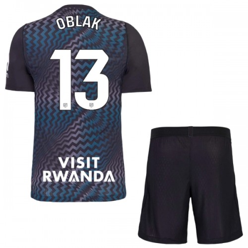 Fußball Trikot Atlético Madrid Oblak 13 Torwart 2026-27 Schwarze - Kinder Fußball Trikot Atlético Madrid Oblak 13 Torwart 2026-27 Schwarze - Kinder
