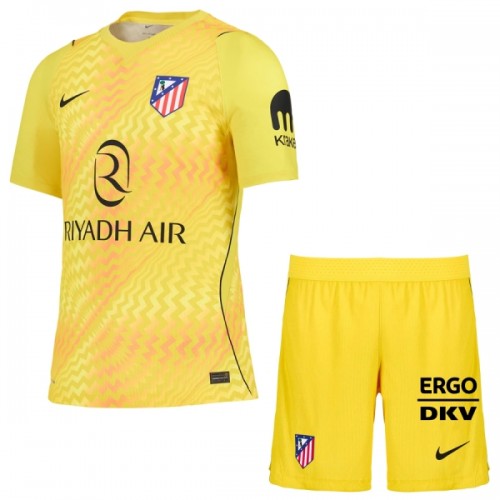 Fußball Trikot Atlético Madrid Torwart 2026-27 Gelbe - Kinder Fußball Trikot Atlético Madrid Torwart 2026-27 Gelbe - Kinder