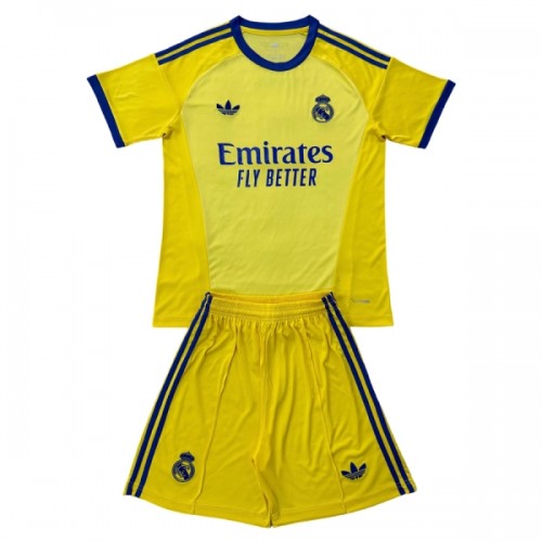 Fußball Trikot Real Madrid Torwart 2026-27 Gelbe - Kinder Fußball Trikot Real Madrid Torwart 2026-27 Gelbe - Kinder