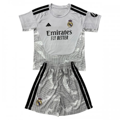 Fußball Trikot Real Madrid Torwart 2026-27 Graue - Kinder Fußball Trikot Real Madrid Torwart 2026-27 Graue - Kinder