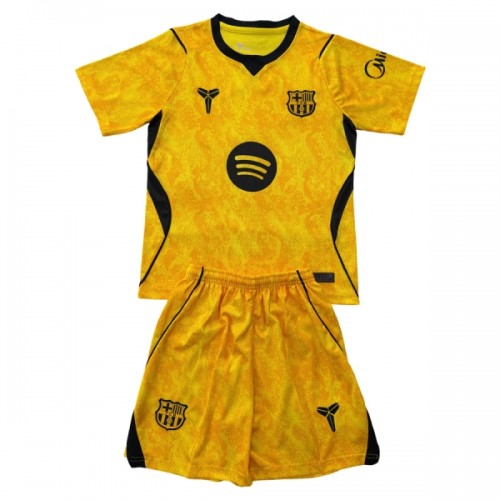 Fußball Trikot FC Barcelona Auswärts Torwart 2026-27 Gelbe - Kinder Fußball Trikot FC Barcelona Auswärts Torwart 2026-27 Gelbe - Kinder