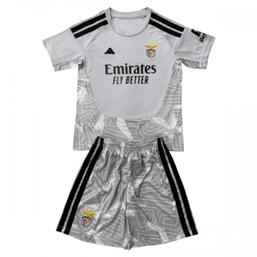 Fußball Trikot SL Benfica Lissabon Torwart 2026-27 Graue - Kinder Fußball Trikot SL Benfica Lissabon Torwart 2026-27 Graue - Kinder