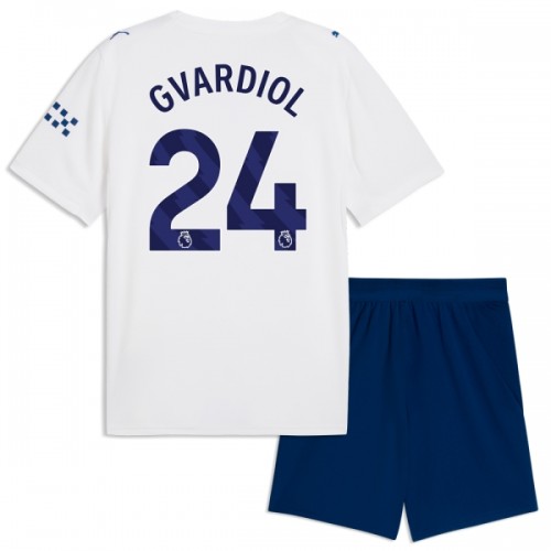Fußball Trikot Manchester City Gvardiol 24 Ausweich 2026-27 - Kinder Fußball Trikot Manchester City Gvardiol 24 Ausweich 2026-27 - Kinder