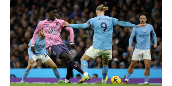 Haaland erzielte in Folge Tore, Manchester City 1:1 Everton
