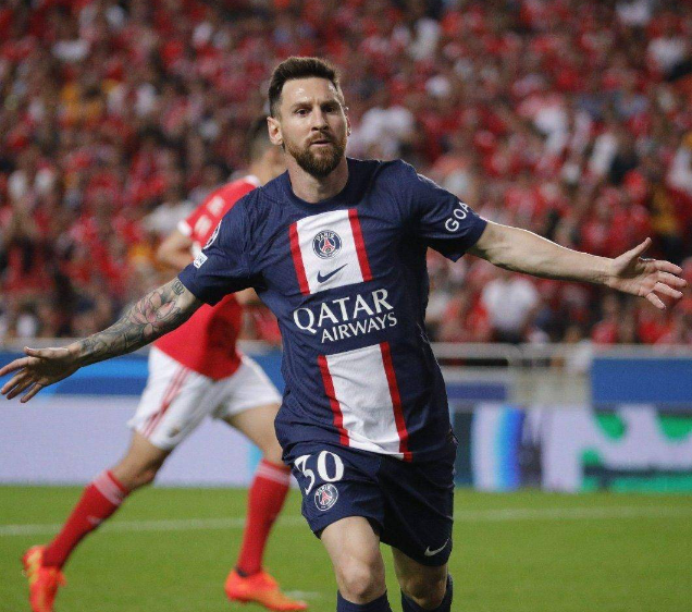 Messi trifft, Paris 1:1 Benfica auswärts